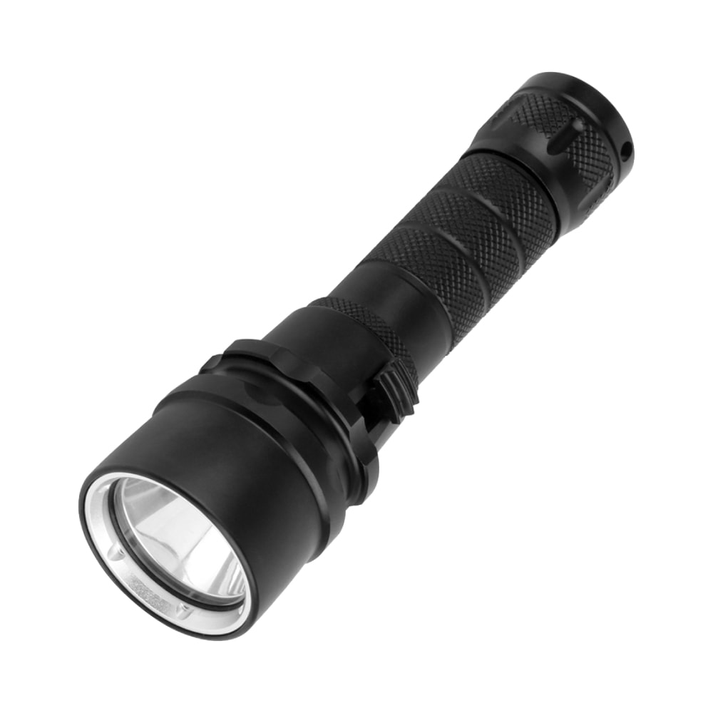 PULUZ 1000LM Aluminum Alloy 50m Depth Diving LED Flashlight