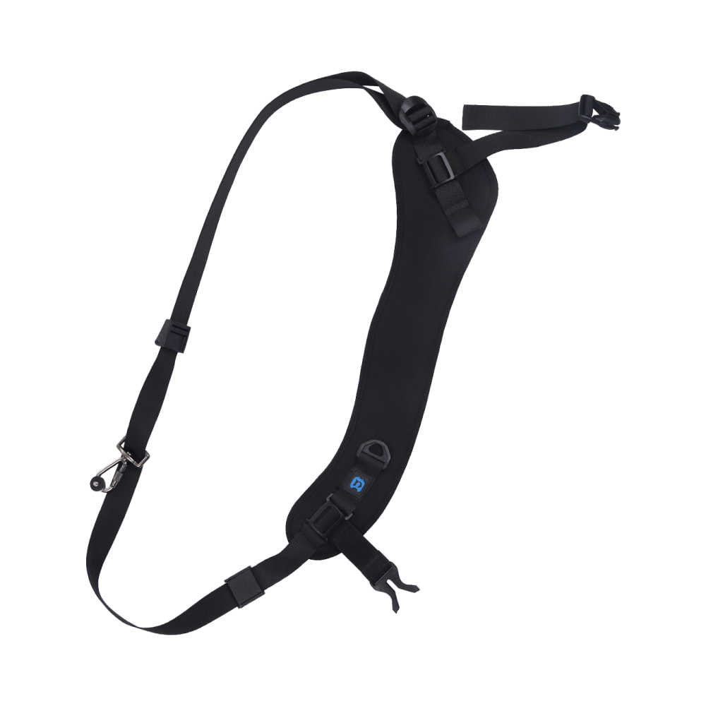 PULUZ Quick Release Anti-Slip Soft Pad Nylon Breathable Curved Camera Strap with Metal Hook for SLR / DSLR Cameras