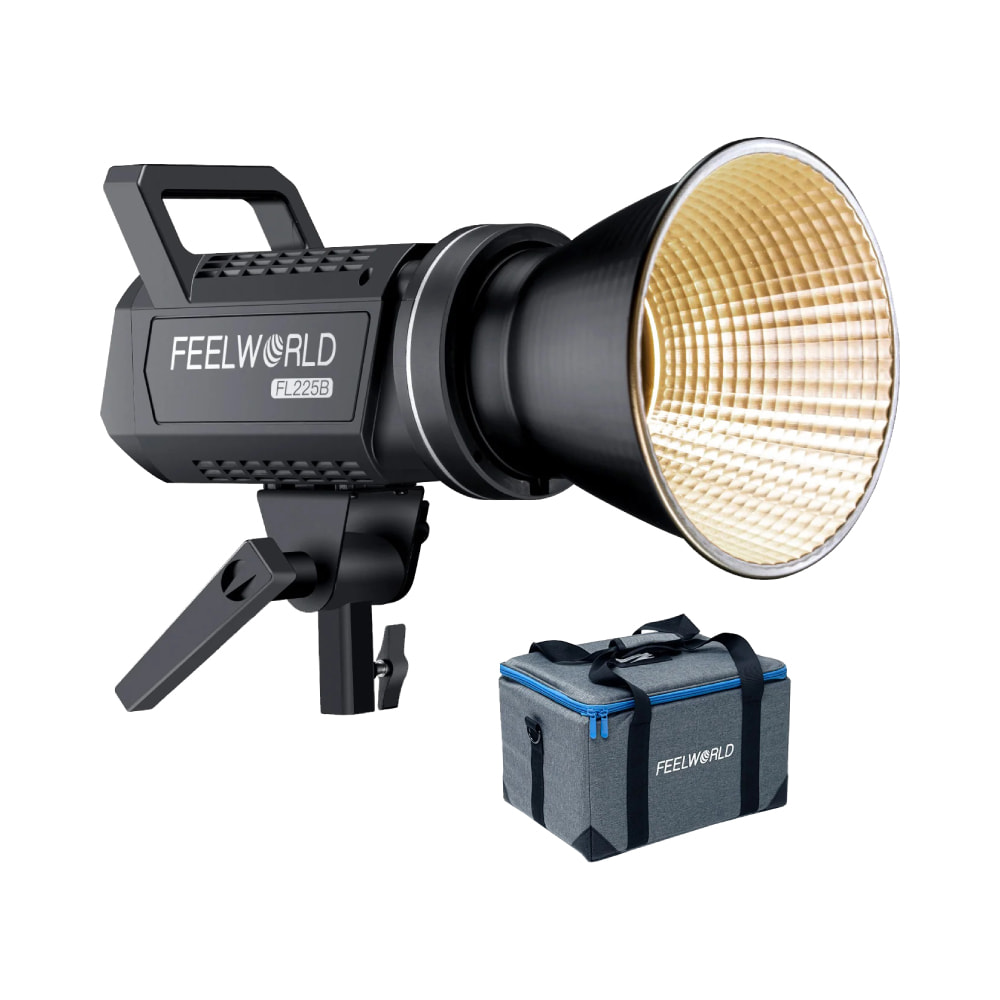FEELWORLD FL225B 225W Bi-Color Point Source Video Studio Light