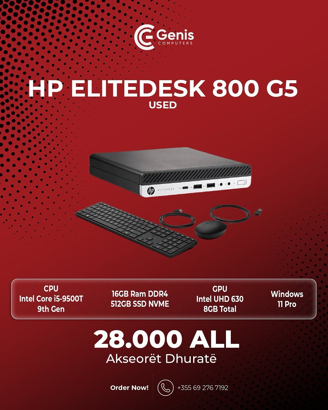 HP EliteDesk 800 G5 Desktop Mini PC