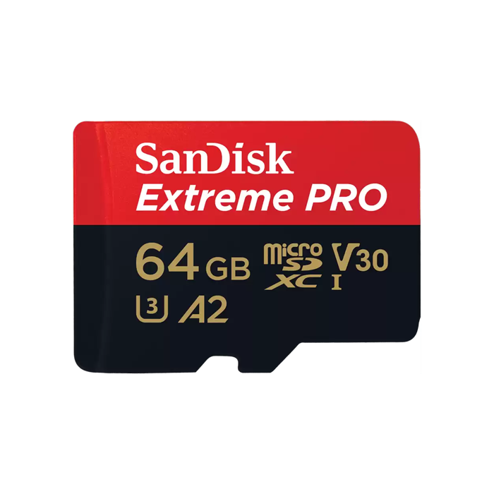 SanDisk Extreme PRO microSDXC UHS-I CARD (Up to 170 MBPs)